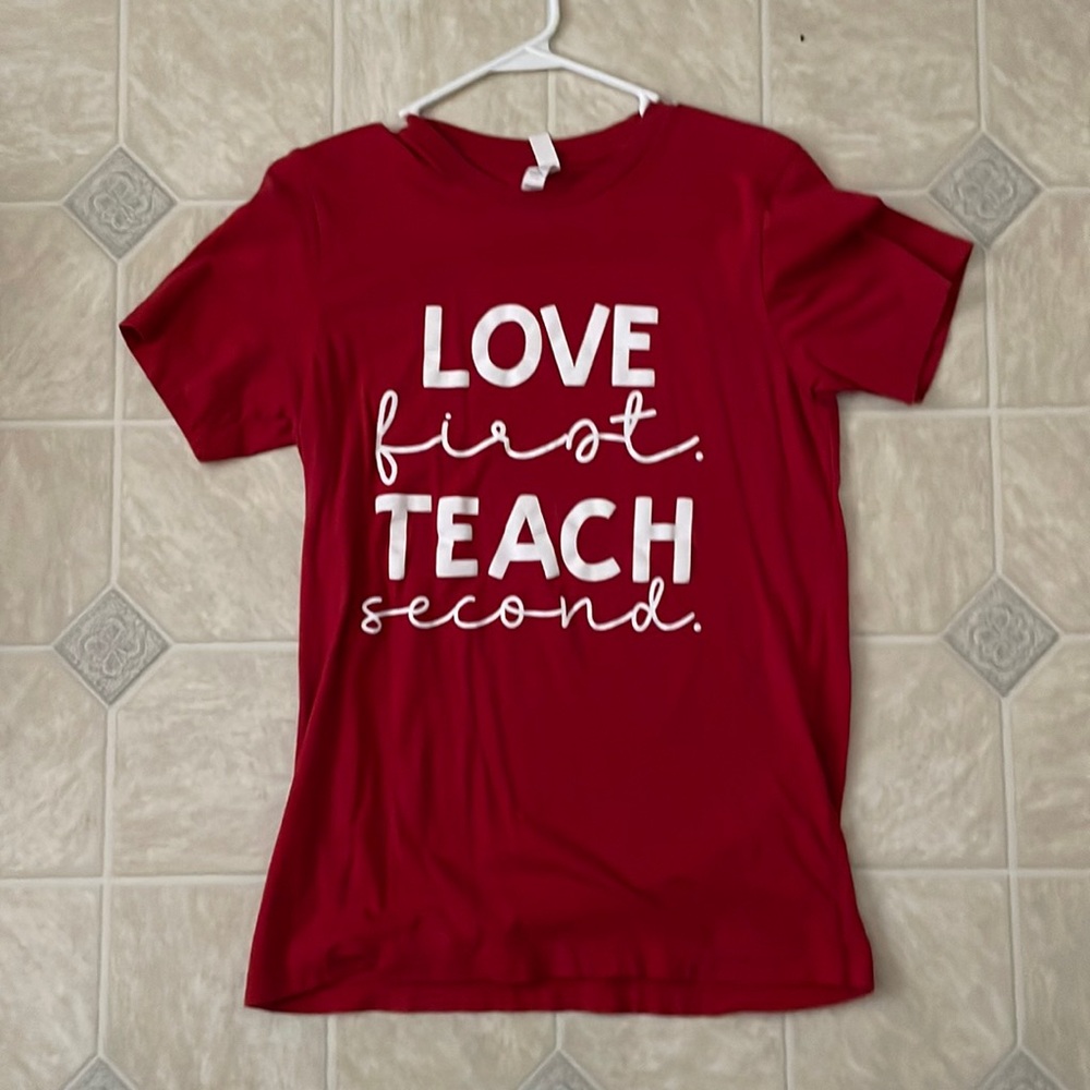 Bella Canvas Red Short Sleeve Tee